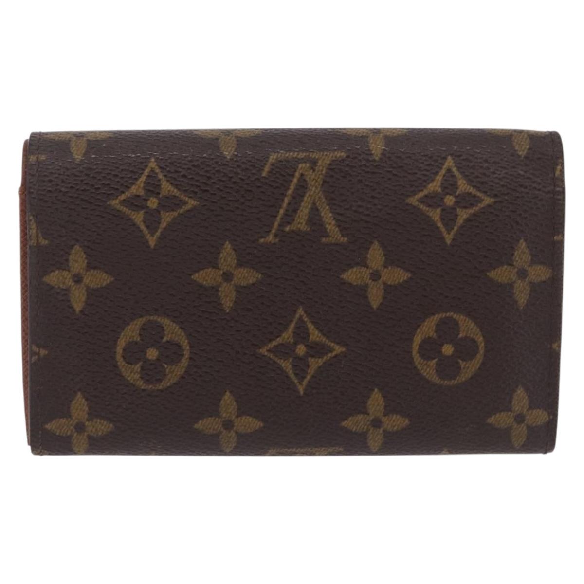 LOUIS VUITTON Porte Monnaie Billets Tresor Wallet M61730 LV Auth am12591V