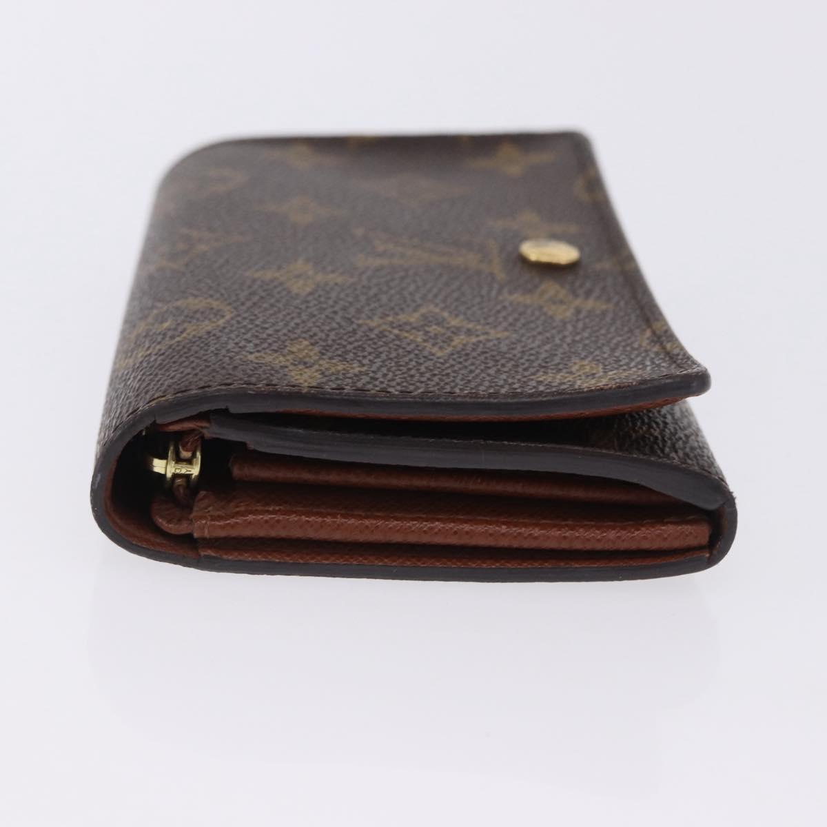 LOUIS VUITTON Porte Monnaie Billets Tresor Wallet M61730 LV Auth am12591V
