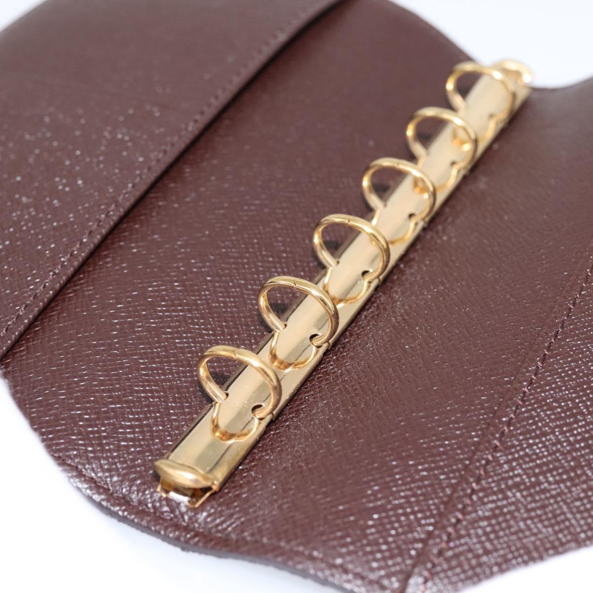 LOUIS VUITTON Damier Ebene Agenda PM Day Planner Cover R20700 LV Auth am12596V