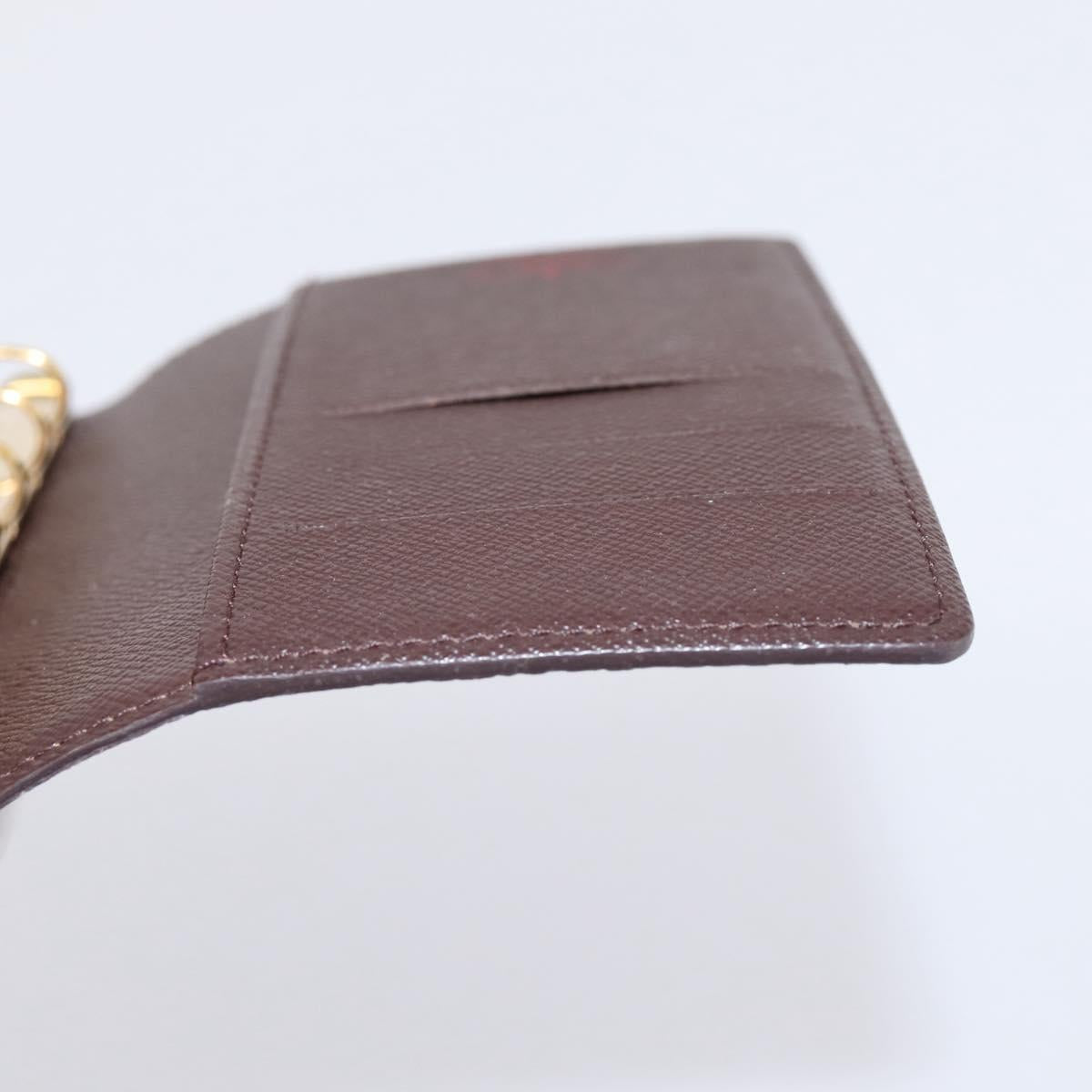LOUIS VUITTON Damier Ebene Agenda PM Day Planner Cover R20700 LV Auth am12596V
