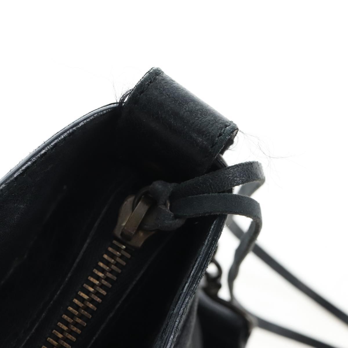 Balenciaga The First Hand Bag Leather 2way Black 103208 Auth am12679V