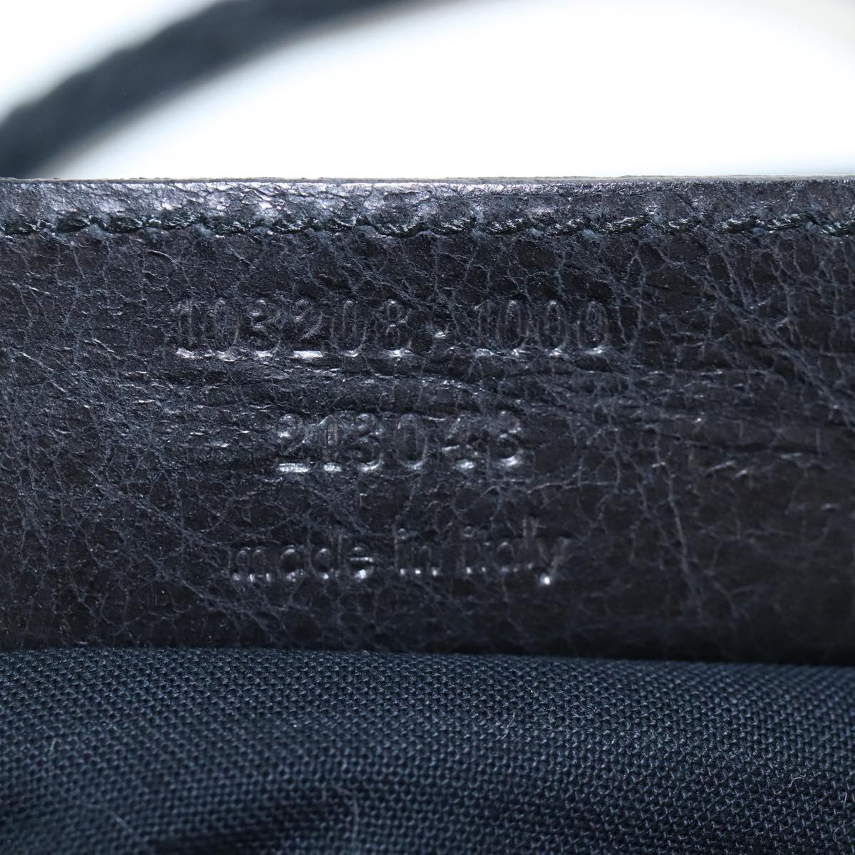 Balenciaga The First Hand Bag Leather 2way Black 103208 Auth am12679V