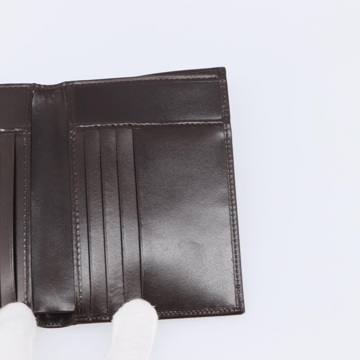 FENDI Zucca Canvas Passport Case Brown Auth am12732M