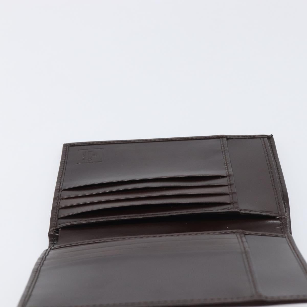 FENDI Zucca Canvas Passport Case Brown Auth am12732M