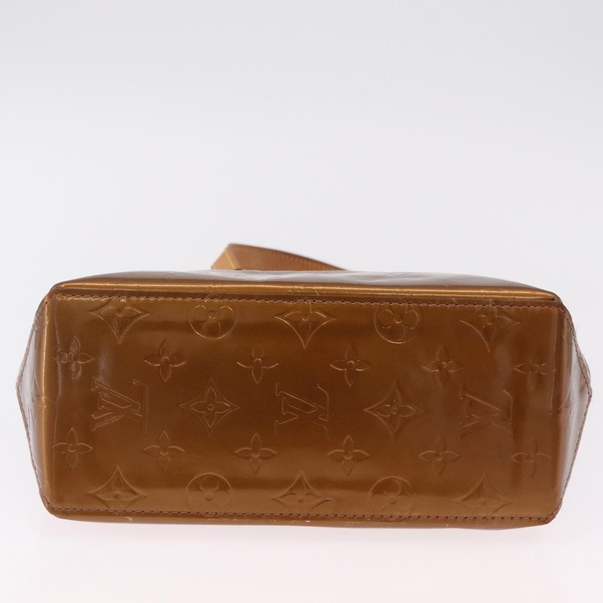 LOUIS VUITTON Monogram Vernis Reade PM Hand Bag Bronze M91146 LV Auth am12791A