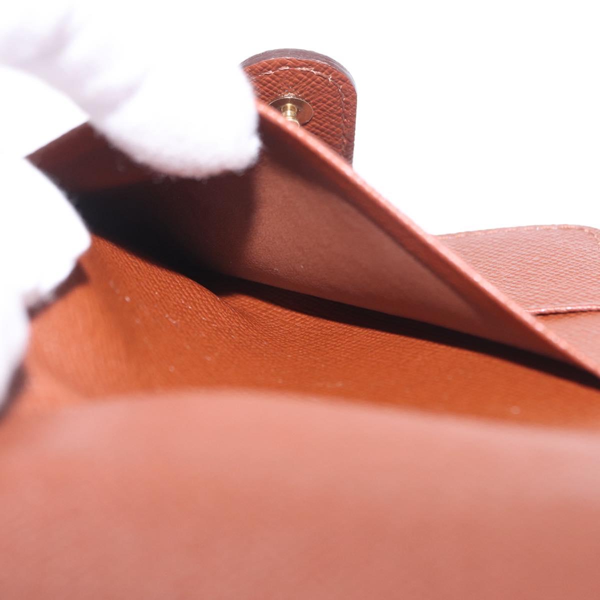 LOUIS VUITTON Monogram Compact Zip Wallet M61667 LV Auth am12792A