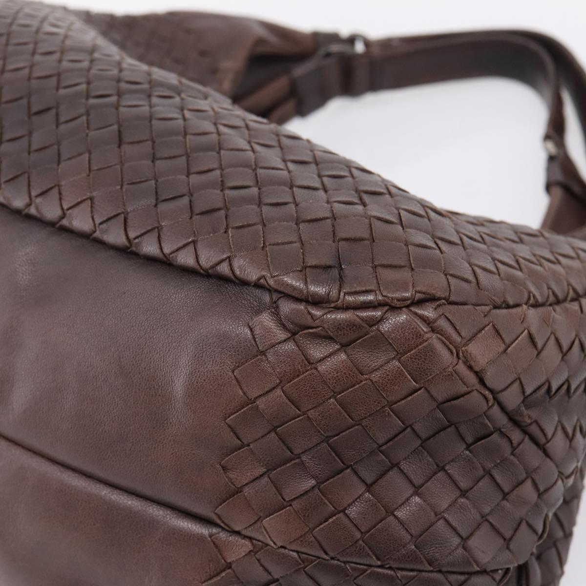 Bottega Veneta INTRECCIATO Campana Shoulder Bag Leather 125787 Auth am12814V