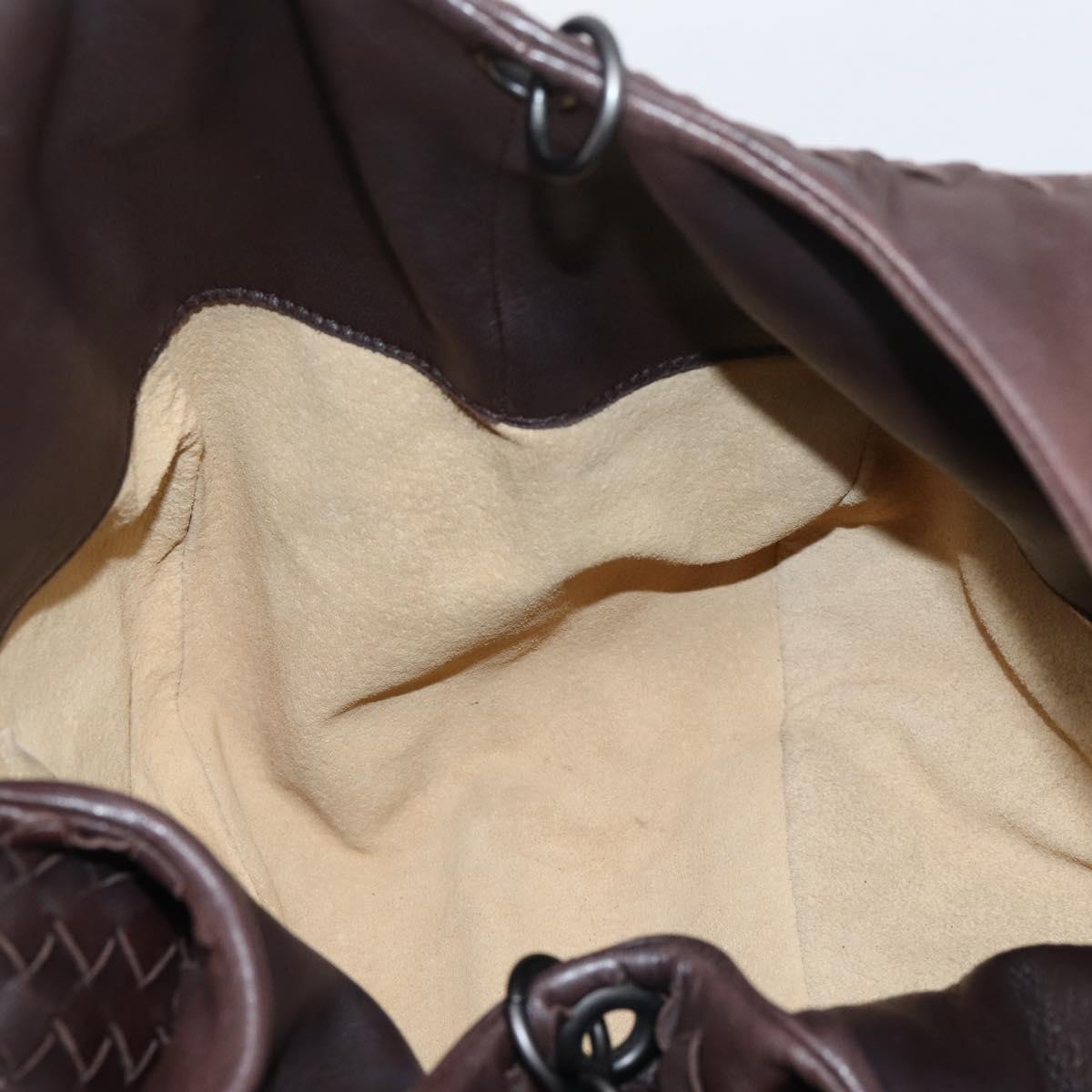 Bottega Veneta INTRECCIATO Campana Shoulder Bag Leather 125787 Auth am12814V
