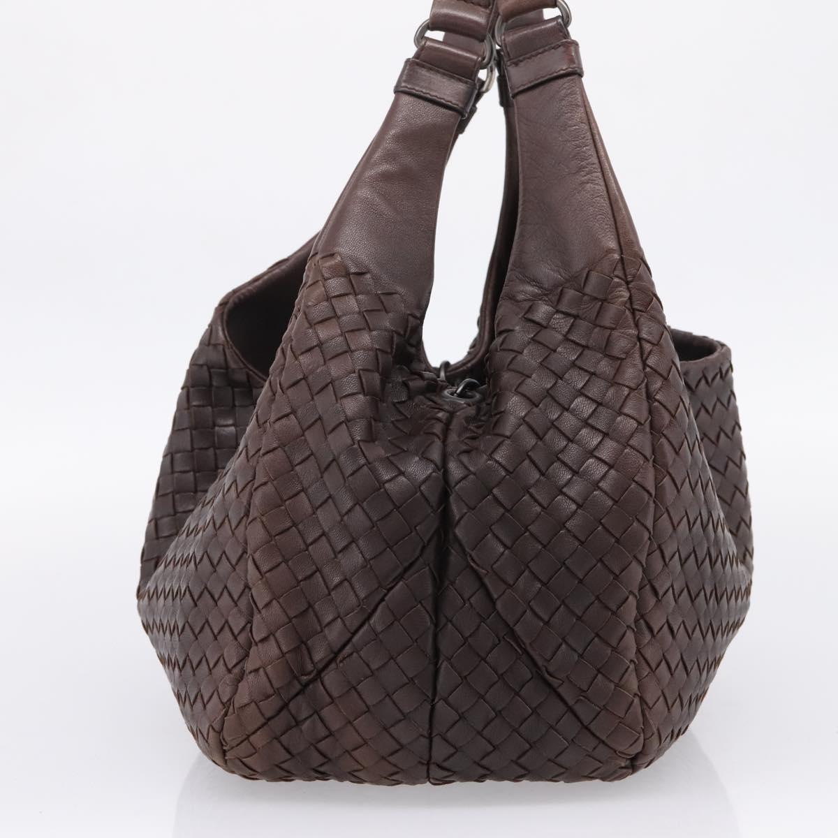 Bottega Veneta INTRECCIATO Campana Shoulder Bag Leather 125787 Auth am12814V
