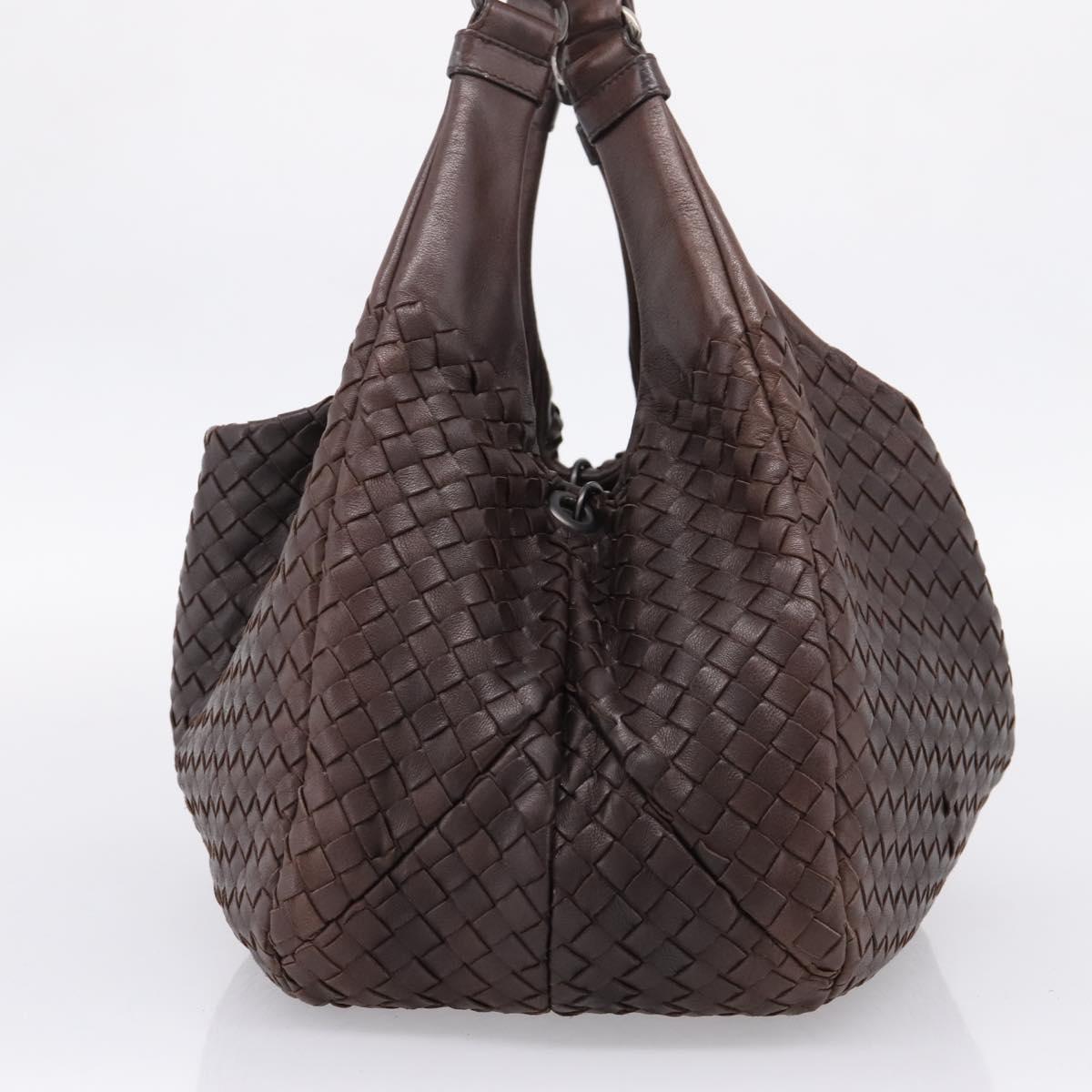 Bottega Veneta INTRECCIATO Campana Shoulder Bag Leather 125787 Auth am12814V