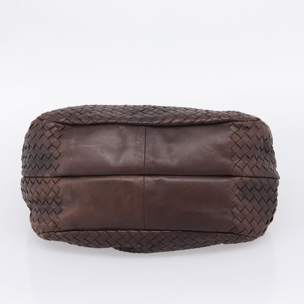 Bottega Veneta INTRECCIATO Campana Shoulder Bag Leather 125787 Auth am12814V