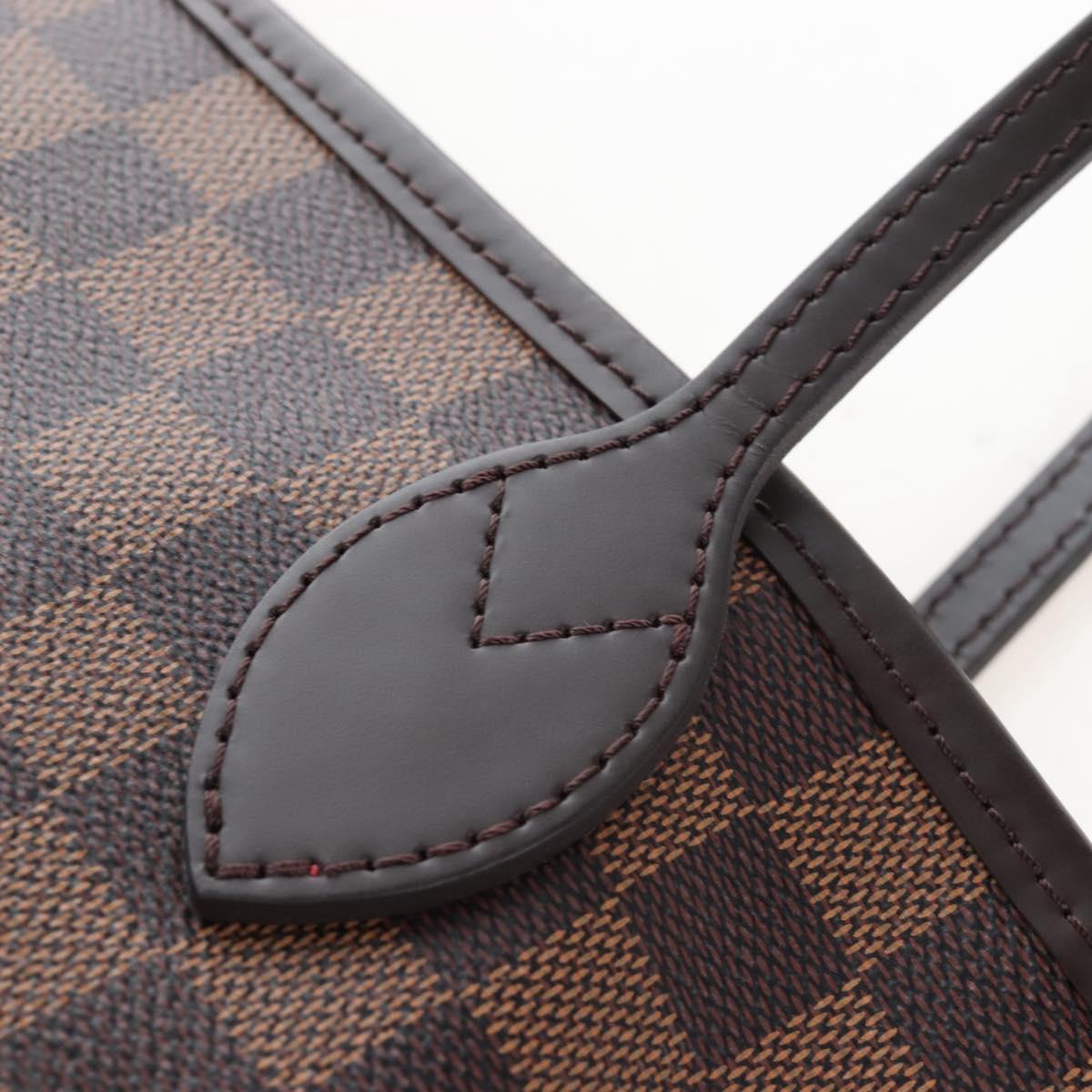 LOUIS VUITTON Damier Ebene Neverfull MM Tote Bag N51105 LV Auth am12828SAM