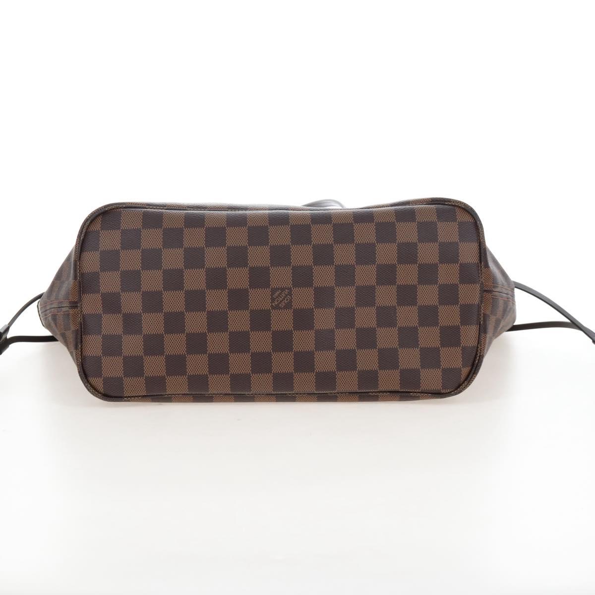 LOUIS VUITTON Damier Ebene Neverfull MM Tote Bag N51105 LV Auth am12828SAM