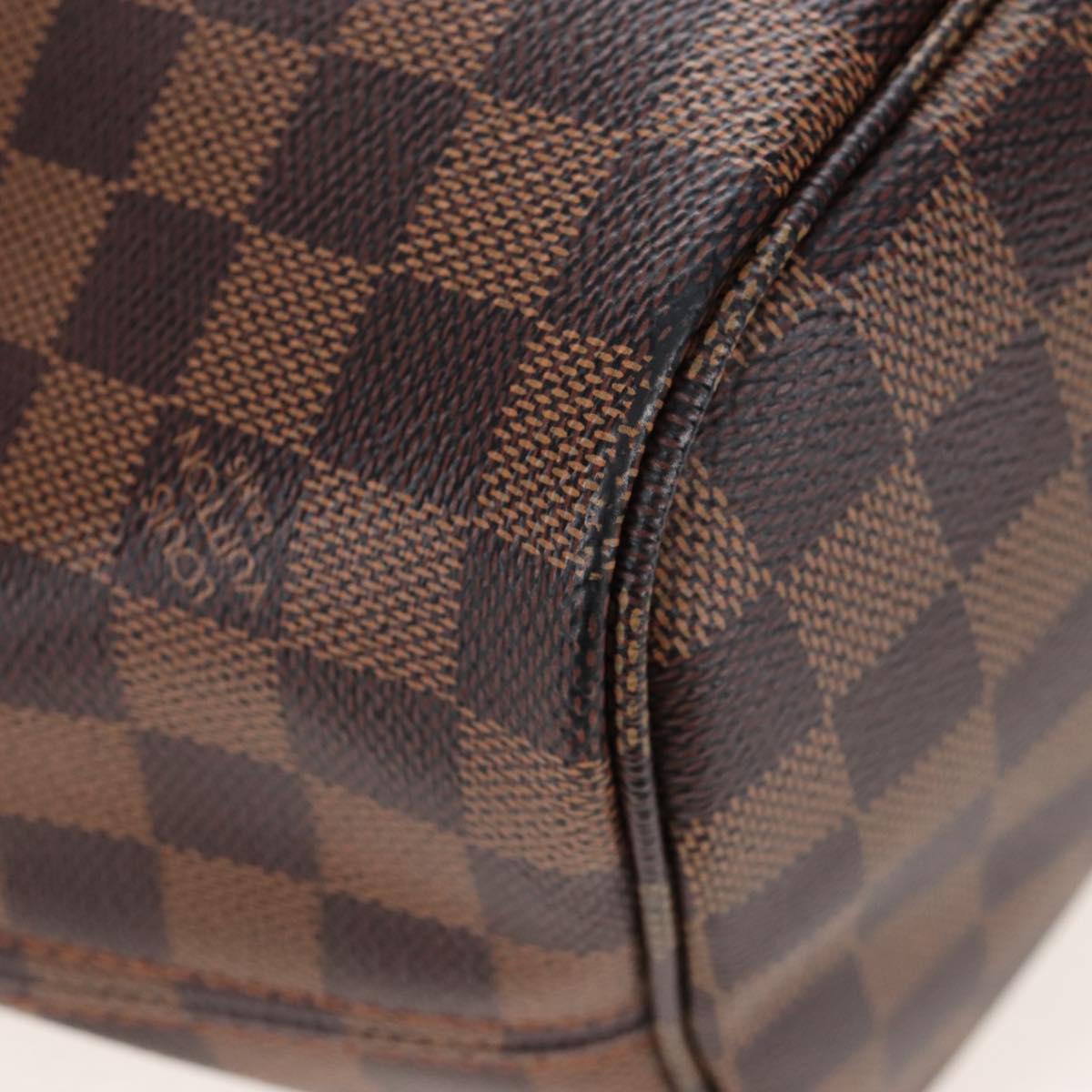 LOUIS VUITTON Damier Ebene Neverfull MM Tote Bag N51105 LV Auth am12828SAM