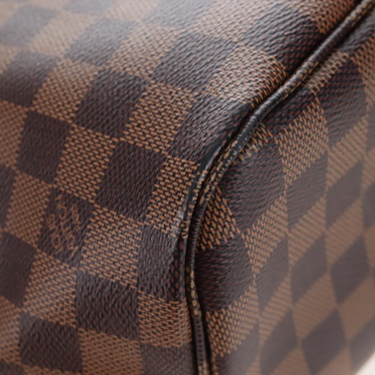 LOUIS VUITTON Damier Ebene Neverfull MM Tote Bag N51105 LV Auth am12828SAM