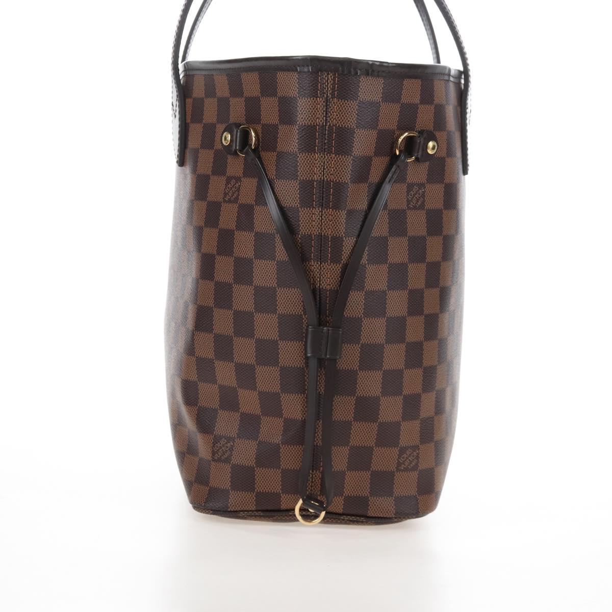 LOUIS VUITTON Damier Ebene Neverfull MM Tote Bag N51105 LV Auth am12828SAM