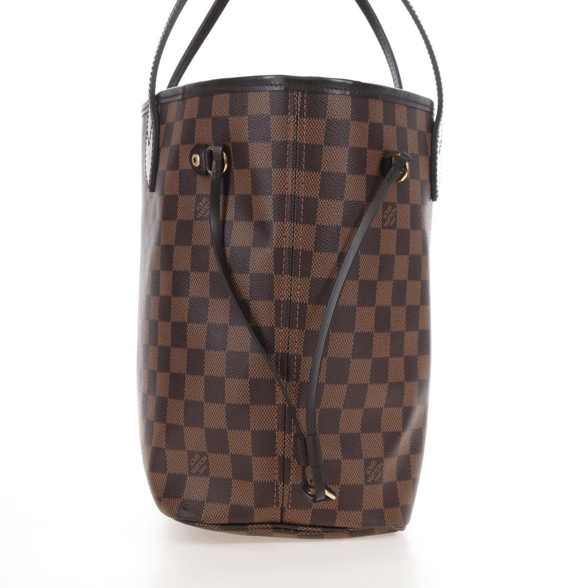 LOUIS VUITTON Damier Ebene Neverfull MM Tote Bag N51105 LV Auth am12828SAM