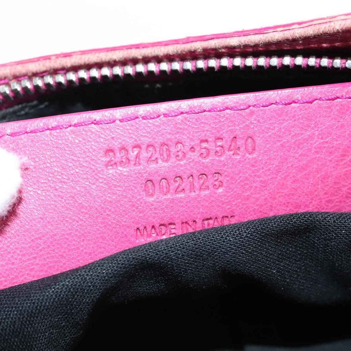Balenciaga Giant Hip Shoulder Bag Leather Pink Silver 237203 Auth am12874V