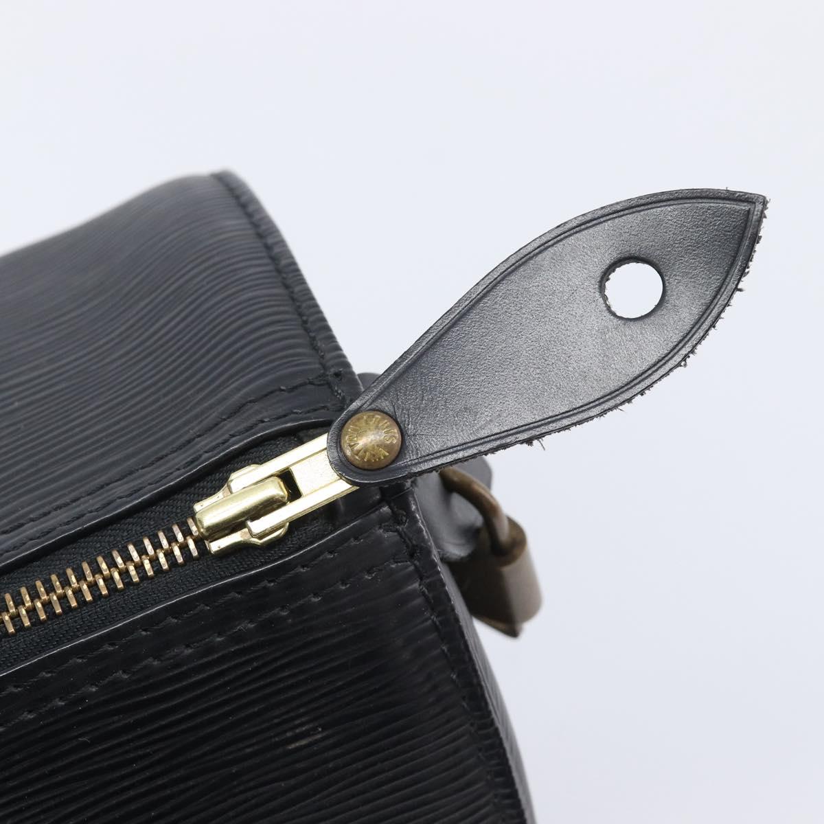 LOUIS VUITTON Epi Speedy 25 Hand Bag Black M59042 LV Auth am12893V