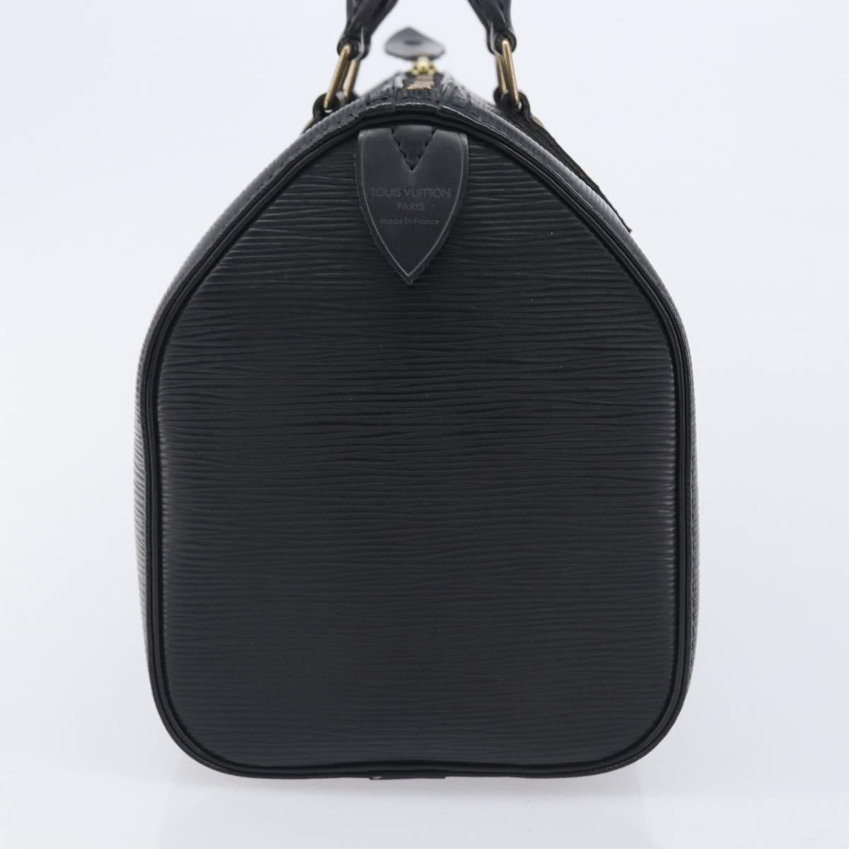 LOUIS VUITTON Epi Speedy 25 Hand Bag Black M59042 LV Auth am12893V