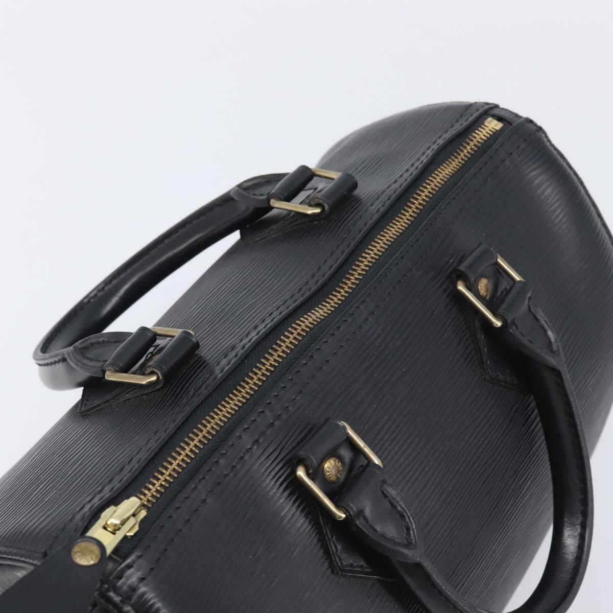 LOUIS VUITTON Epi Speedy 25 Hand Bag Black M59042 LV Auth am12893V