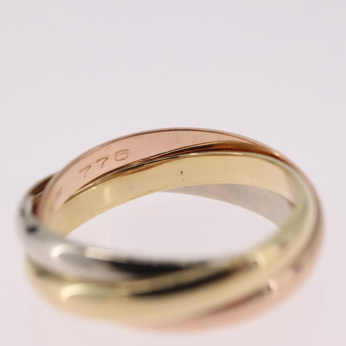 Cartier Trinity Ring 18K Gold (750) Silver Auth am12921SM