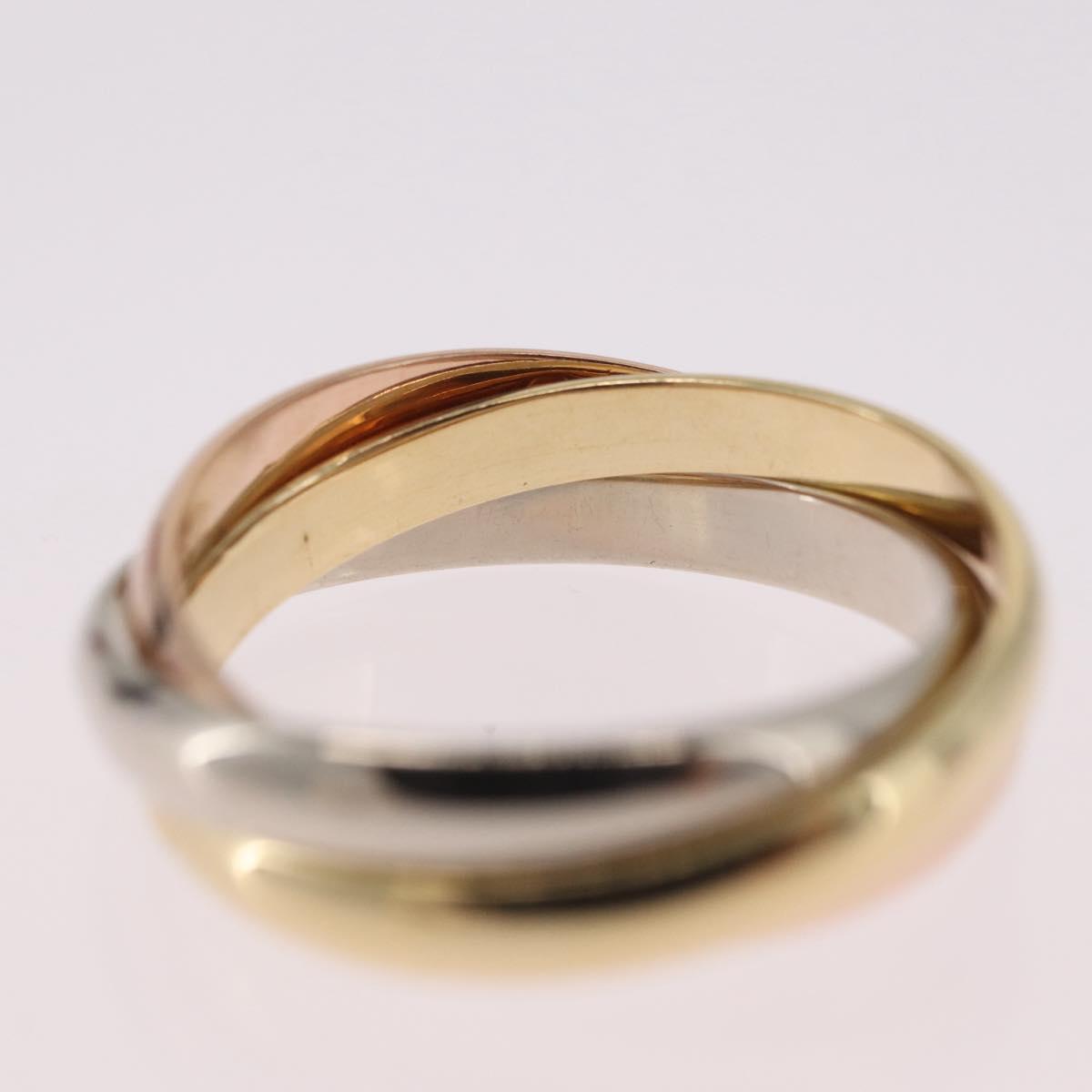 Cartier Trinity Ring 18K Gold (750) Silver Auth am12921SM
