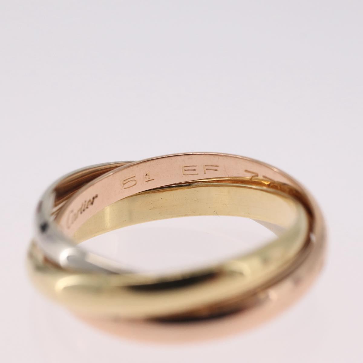 Cartier Trinity Ring 18K Gold (750) Silver Auth am12921SM