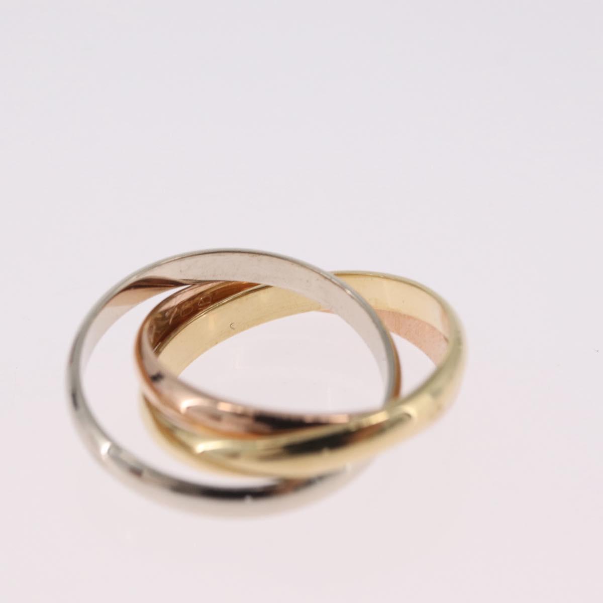 Cartier Trinity Ring 18K Gold (750) Silver Auth am12922SM
