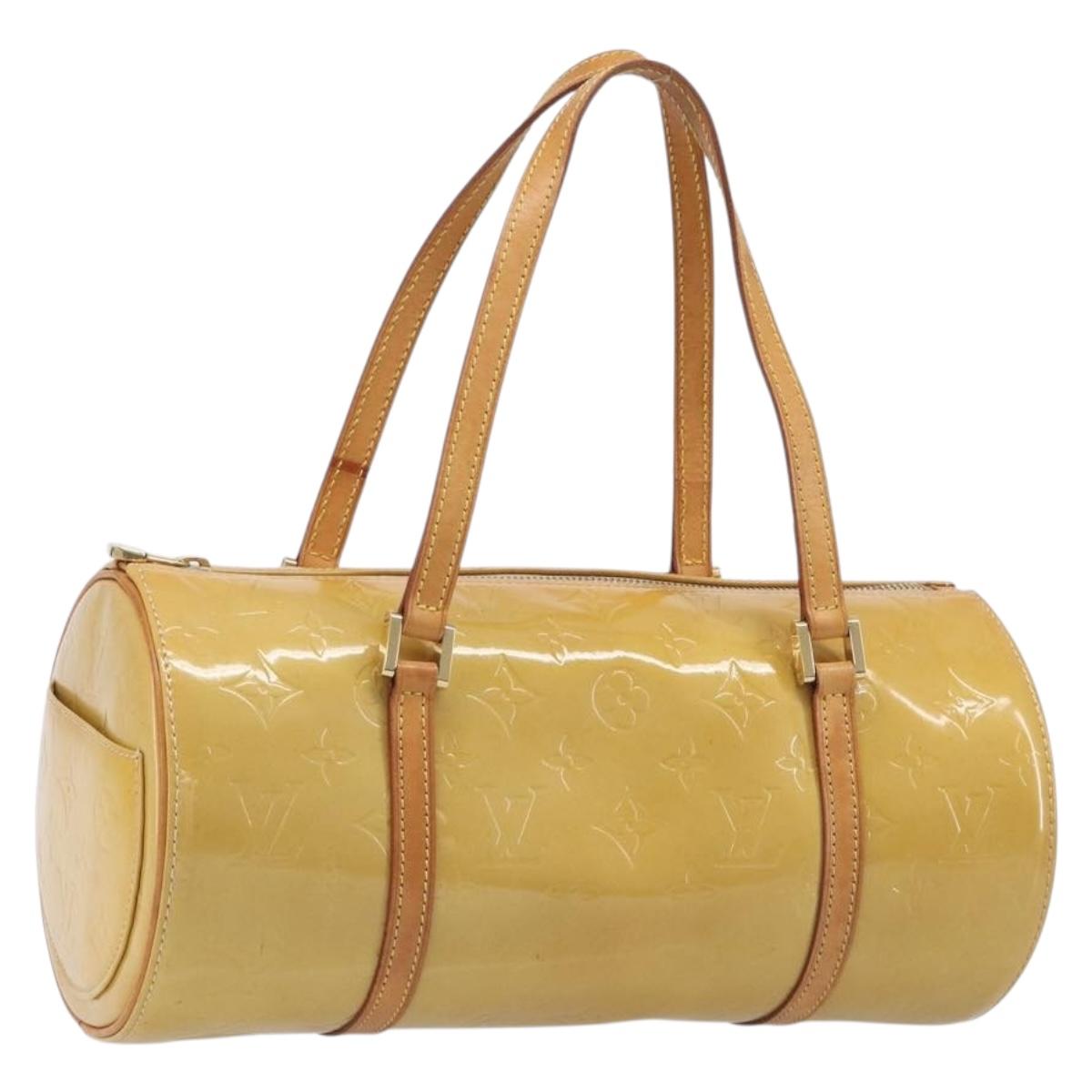 LOUIS VUITTON Monogram Vernis Bedford Hand Bag Beige M91006 LV Auth am12929V