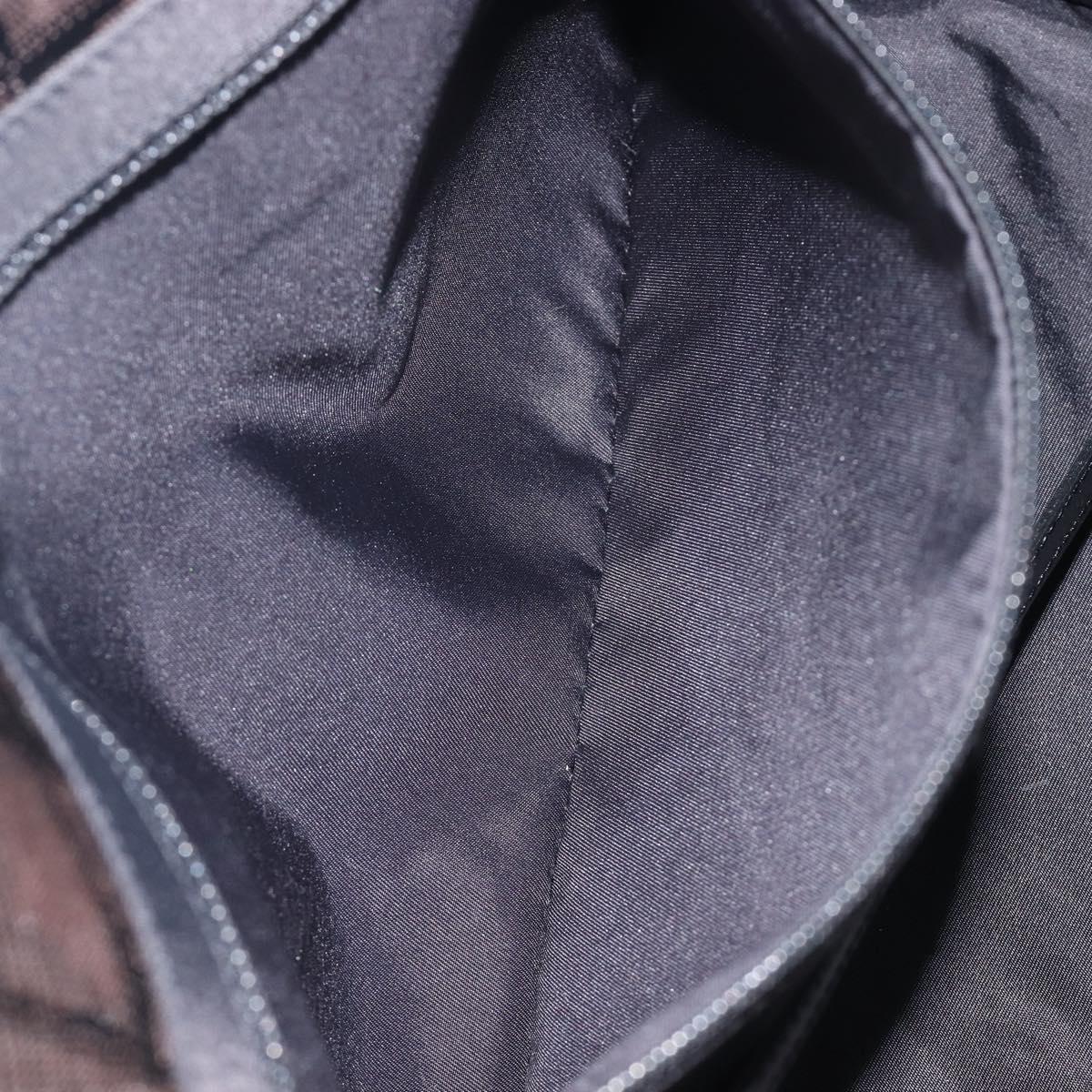 CHANEL New Travel Line Tote PM Bag Canvas Black CC Auth am12945V