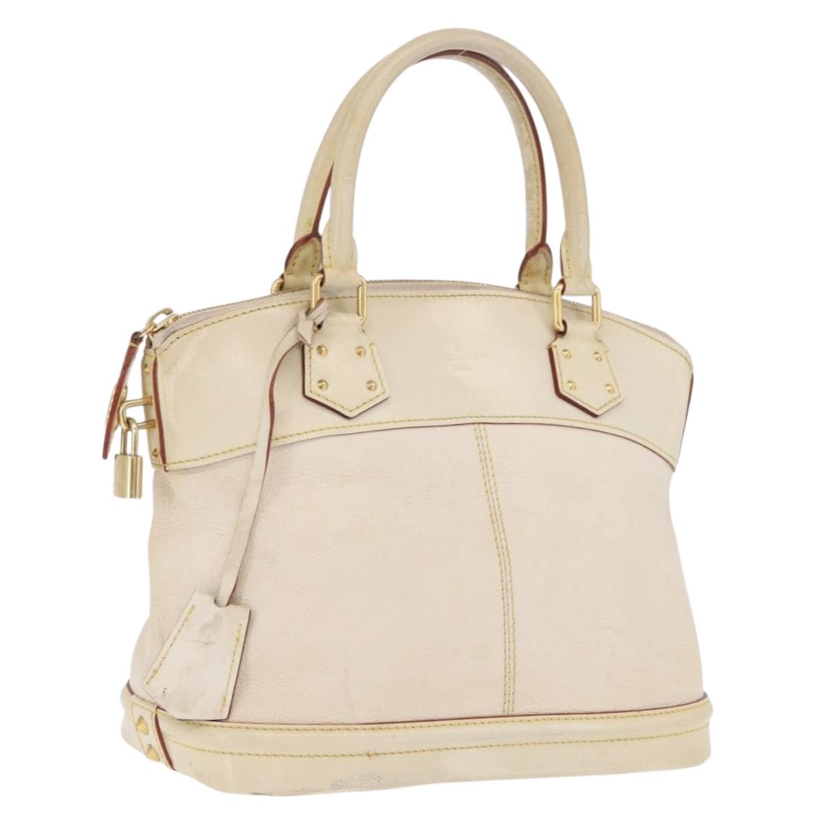LOUIS VUITTON Suhari Rock It PM Hand Bag White M91887 LV Auth am12951
