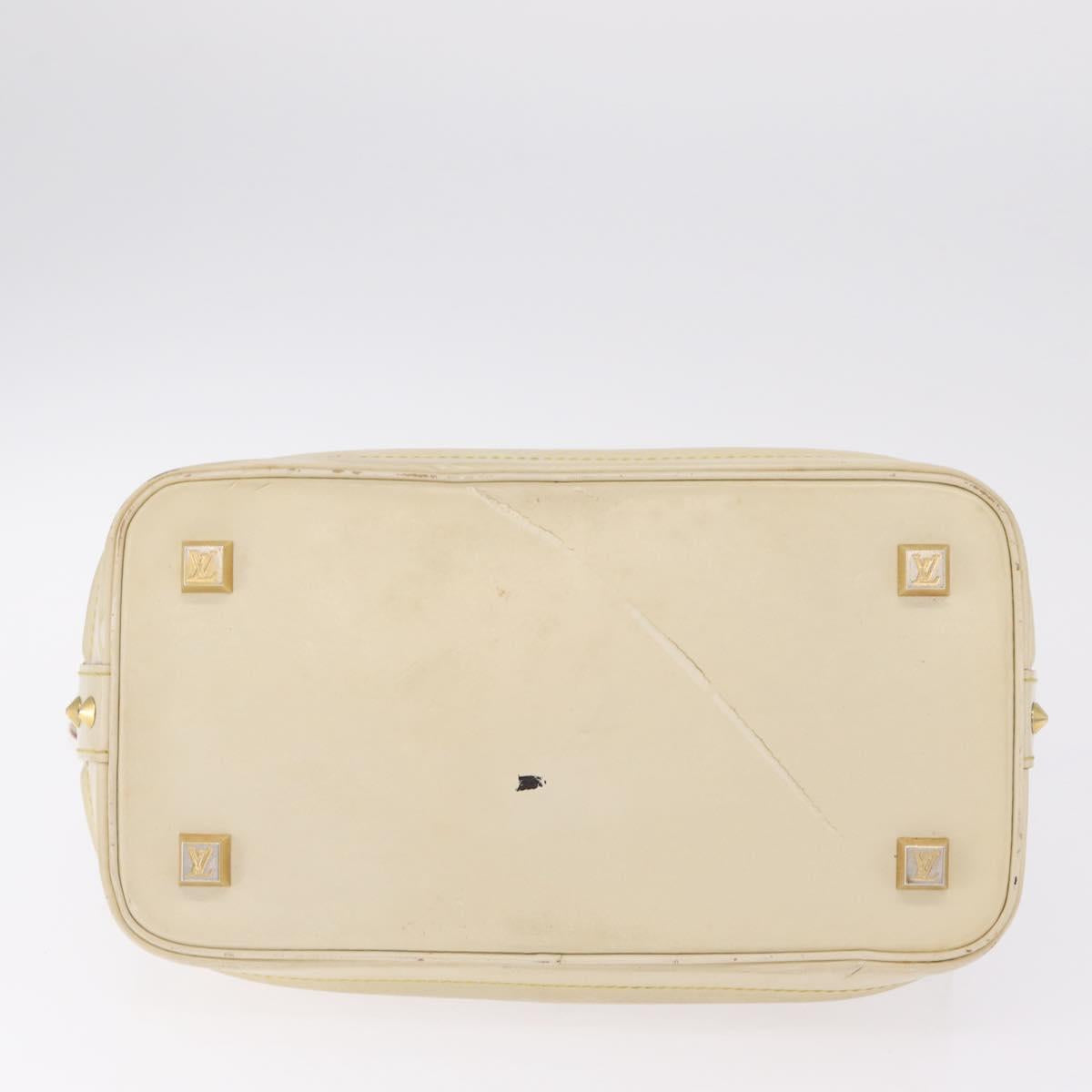 LOUIS VUITTON Suhari Rock It PM Hand Bag White M91887 LV Auth am12951