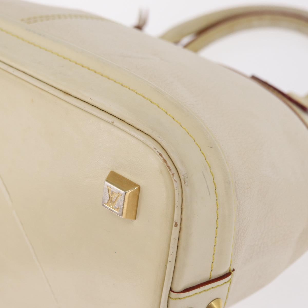 LOUIS VUITTON Suhari Rock It PM Hand Bag White M91887 LV Auth am12951