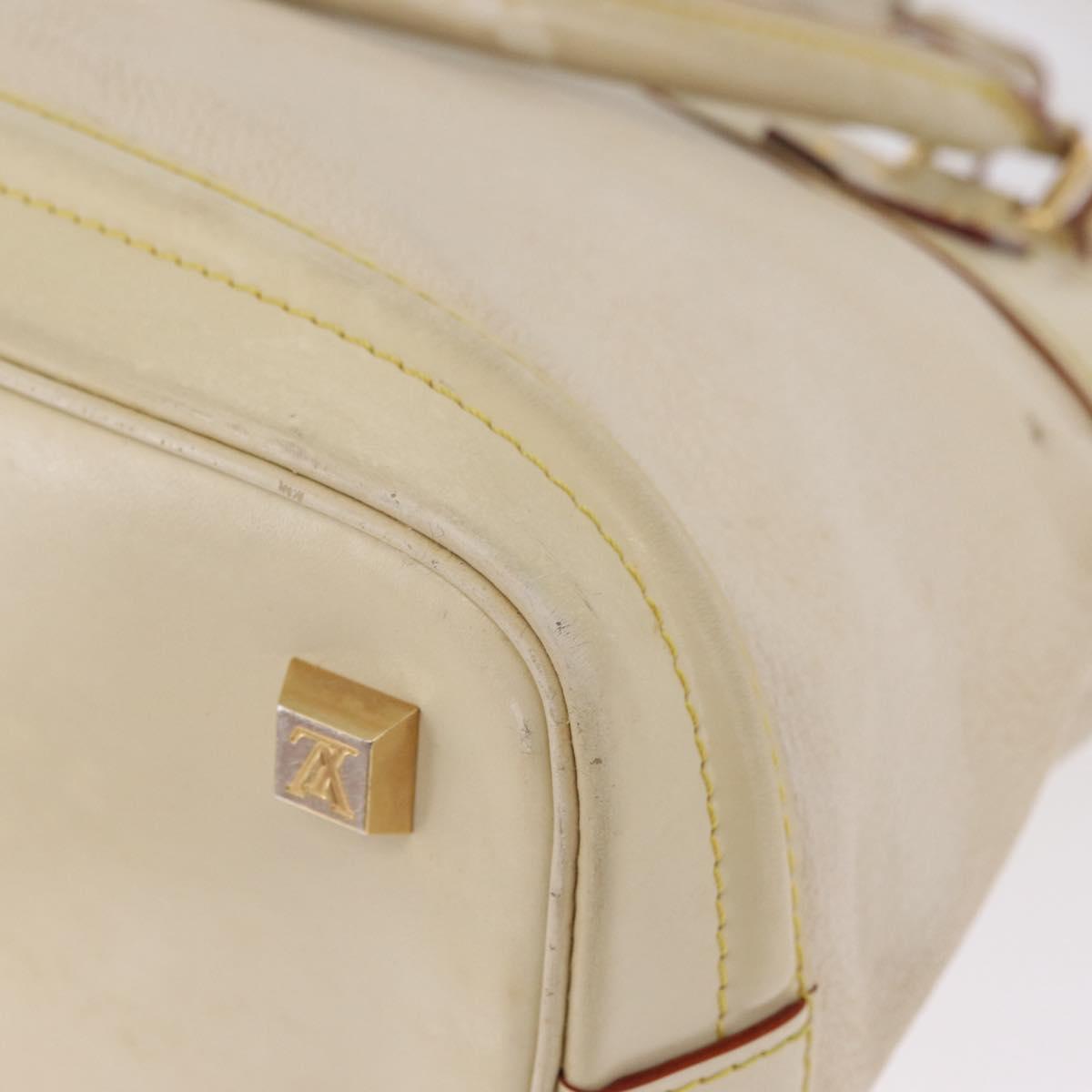 LOUIS VUITTON Suhari Rock It PM Hand Bag White M91887 LV Auth am12951