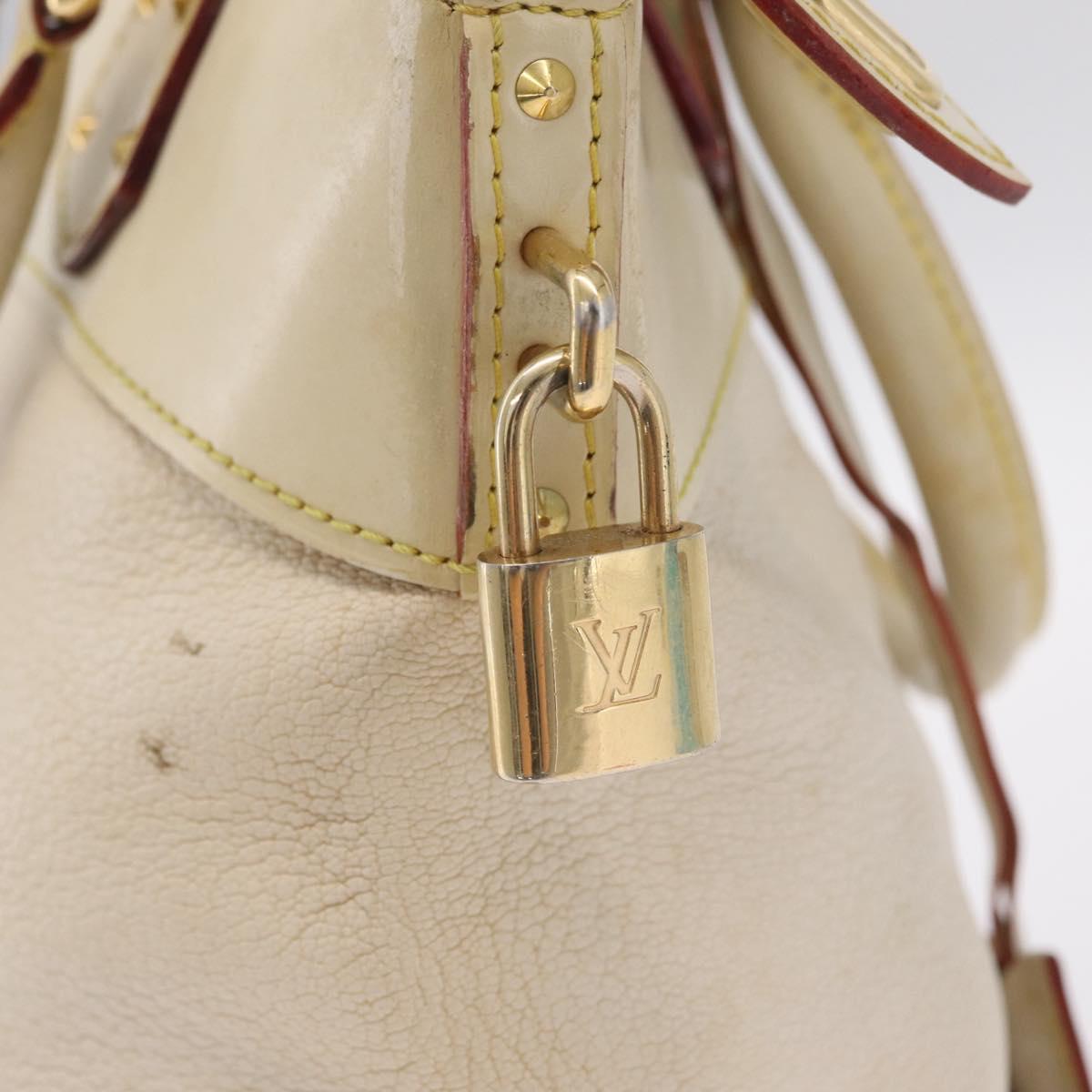LOUIS VUITTON Suhari Rock It PM Hand Bag White M91887 LV Auth am12951