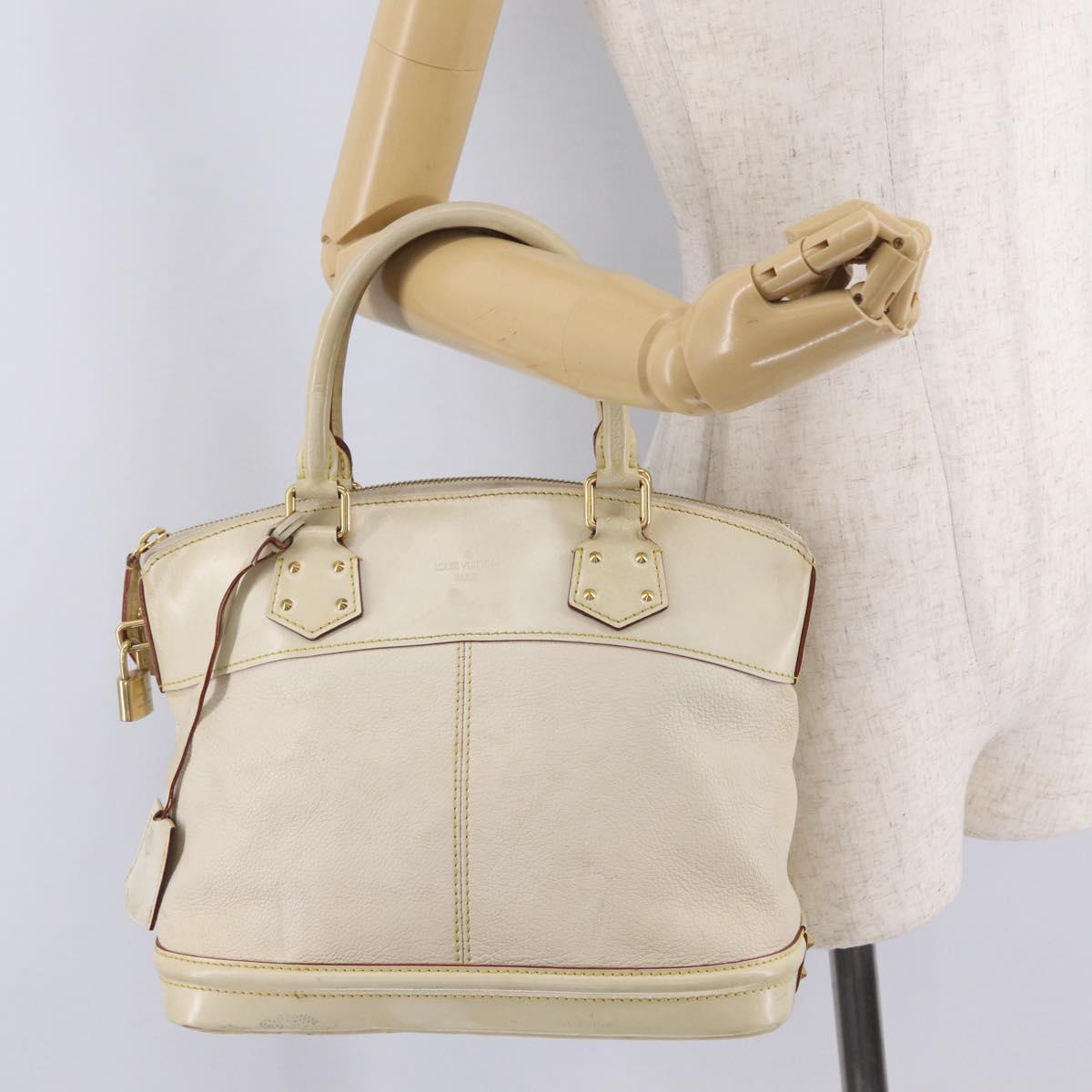 LOUIS VUITTON Suhari Rock It PM Hand Bag White M91887 LV Auth am12951