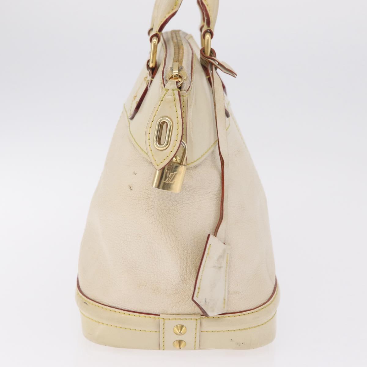 LOUIS VUITTON Suhari Rock It PM Hand Bag White M91887 LV Auth am12951
