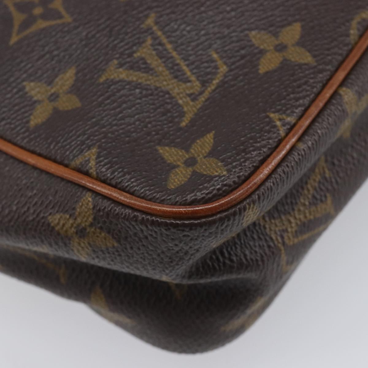 LOUIS VUITTON Monogram Compiegne 23 Clutch Bag M51847 LV Auth am12954A