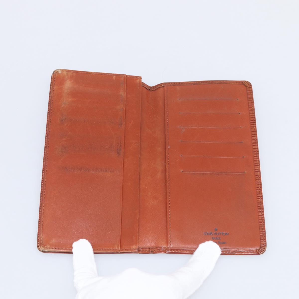 LOUIS VUITTON Vernis Epi Wallet Leather Patent leather 4 Set LV Auth am12955
