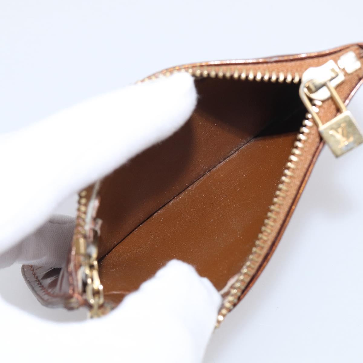 LOUIS VUITTON Vernis Epi Wallet Leather Patent leather 4 Set LV Auth am12955