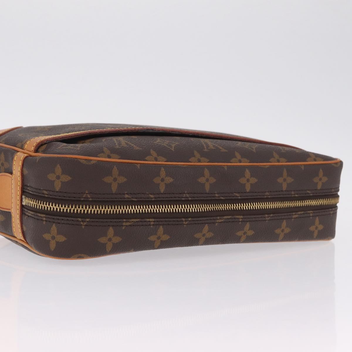 LOUIS VUITTON Monogram Compiegne 28 Clutch Bag M51845 LV Auth am12970A