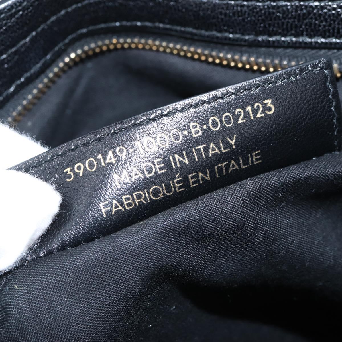 Balenciaga Classic Metallic Edge Town Leather 2way Black 390149 Auth am12980SAM