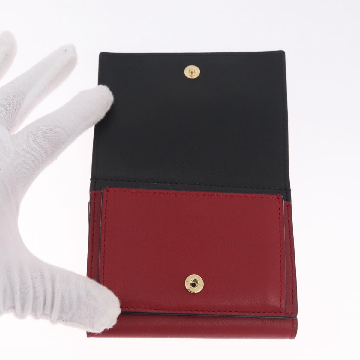 LOEWE Studio Ghibli Spirited Away Bo Mouse Wallet Leather Red Auth am12984SM
