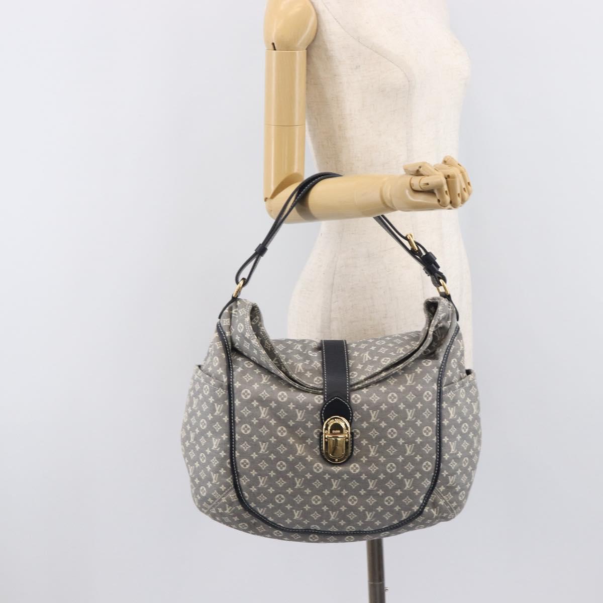 LOUIS VUITTON Monogram Idylle Romance Bag Gray Uncle M56700 LV Auth am12985V