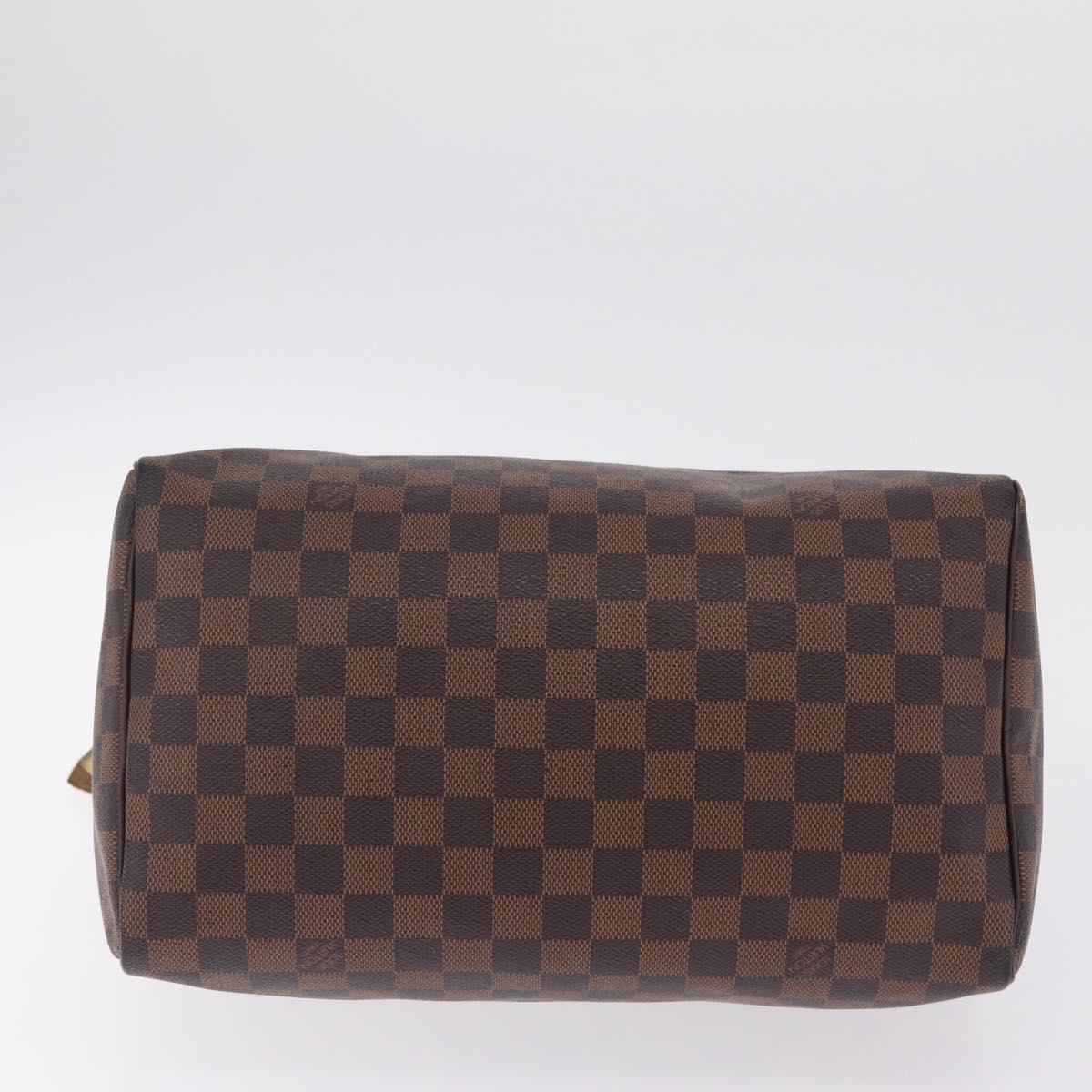 LOUIS VUITTON Damier Ebene Speedy 30 Hand Bag N41364 LV Auth am12994V