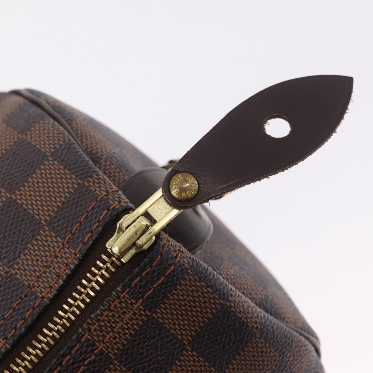 LOUIS VUITTON Damier Ebene Speedy 30 Hand Bag N41364 LV Auth am12994V