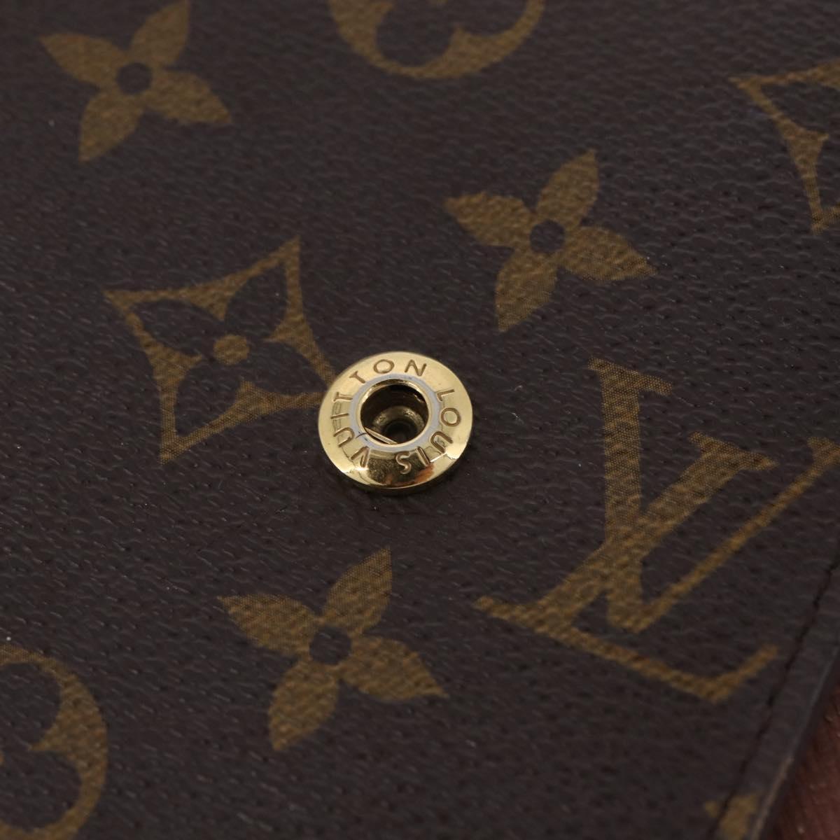 LOUIS VUITTON Monogram Agenda GM Day Planner Cover R20006 LV Auth am13005