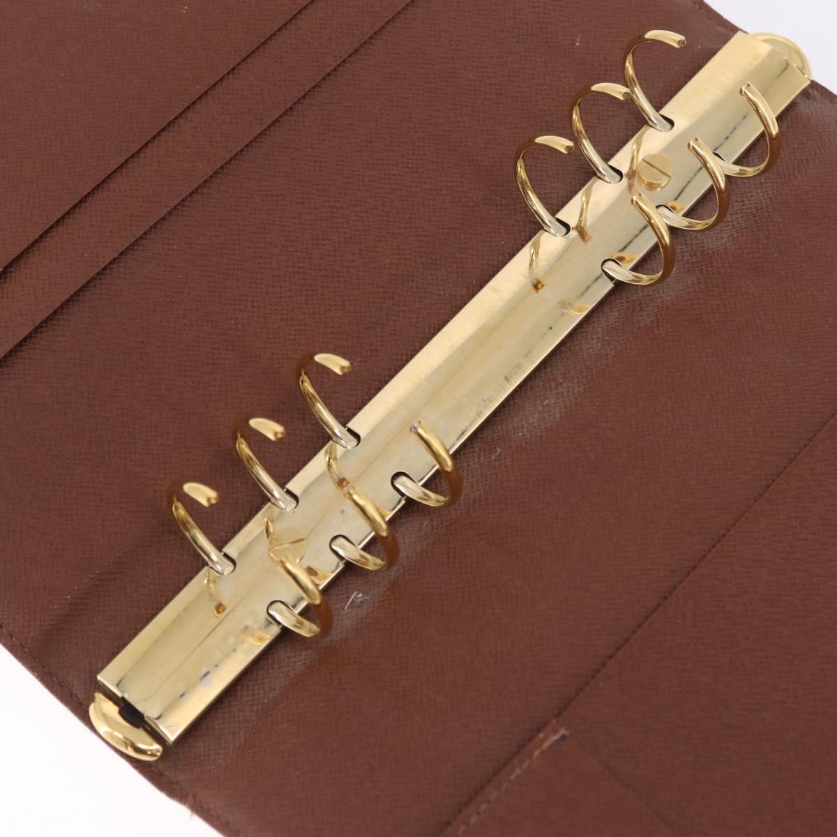 LOUIS VUITTON Monogram Agenda GM Day Planner Cover R20006 LV Auth am13005