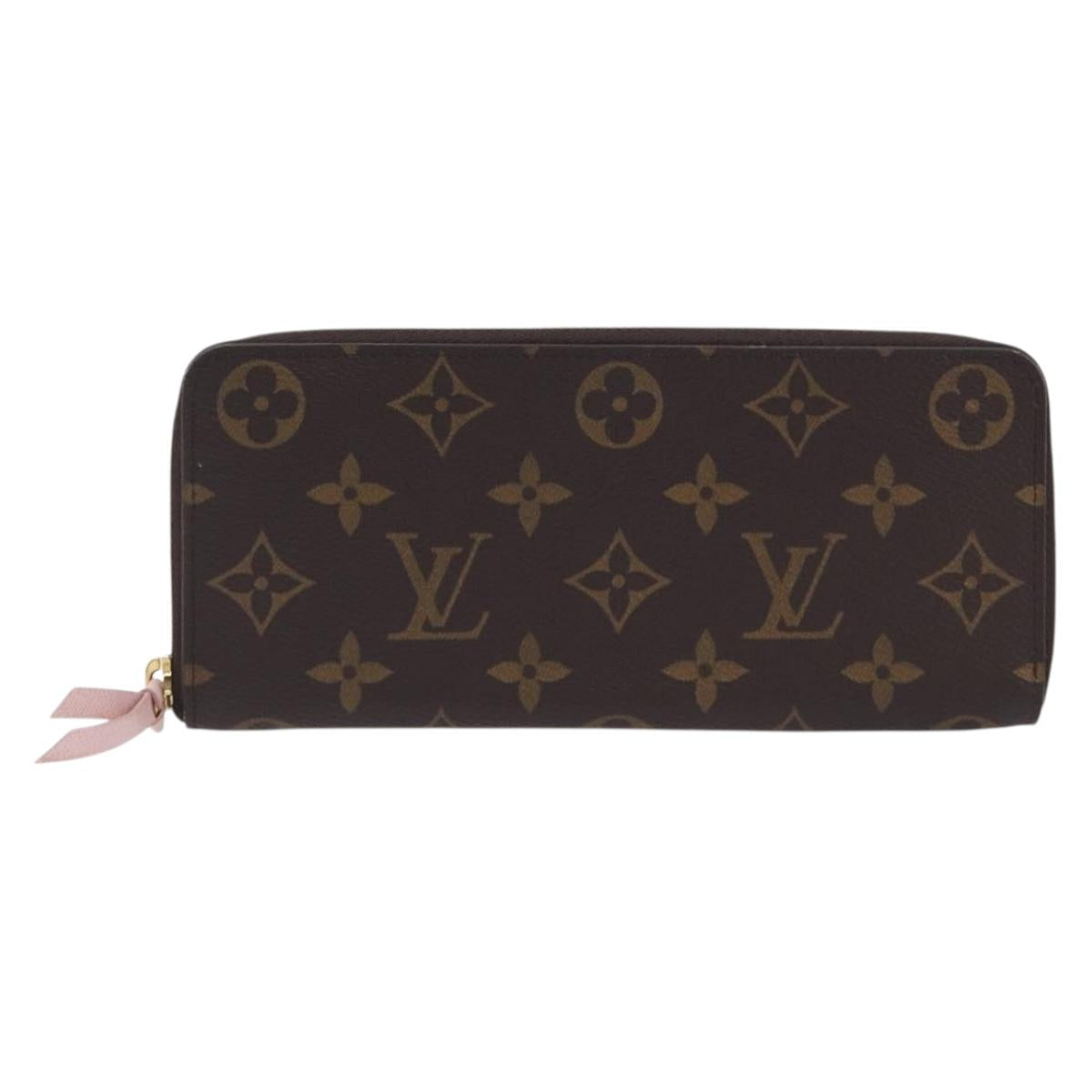 LOUIS VUITTON Monogram Portefeuille Clemence Long Wallet M61298 LV Auth am13017M
